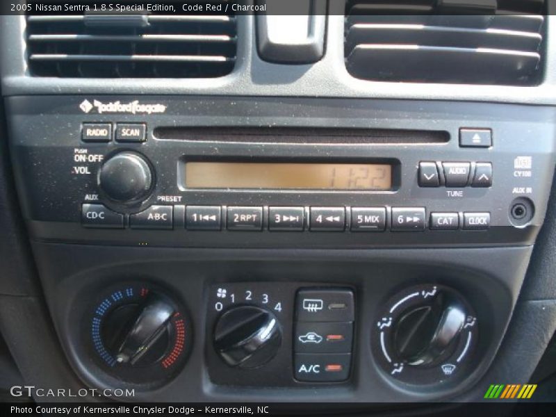 Code Red / Charcoal 2005 Nissan Sentra 1.8 S Special Edition