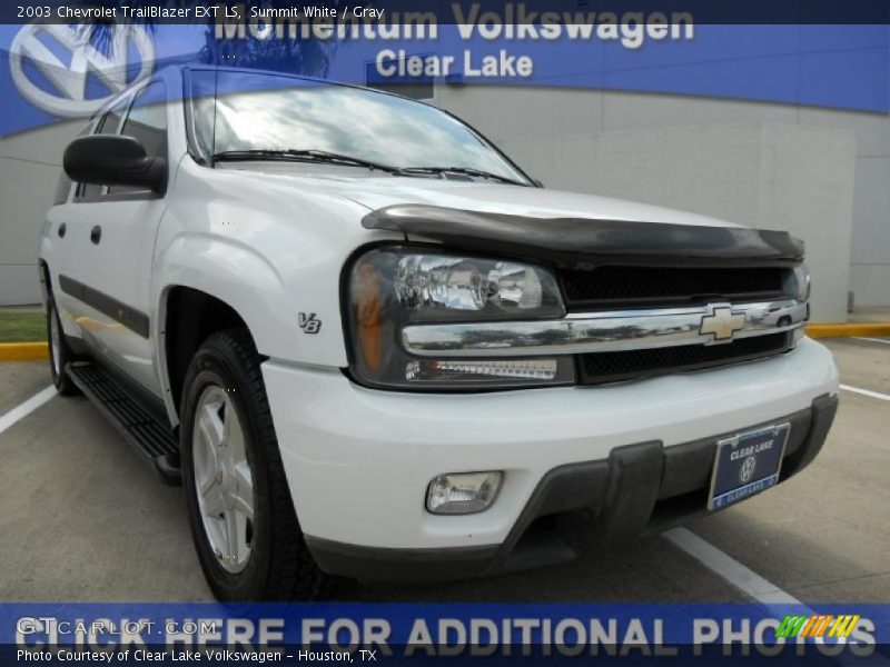 Summit White / Gray 2003 Chevrolet TrailBlazer EXT LS