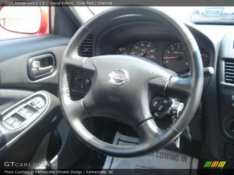 Code Red / Charcoal 2005 Nissan Sentra 1.8 S Special Edition