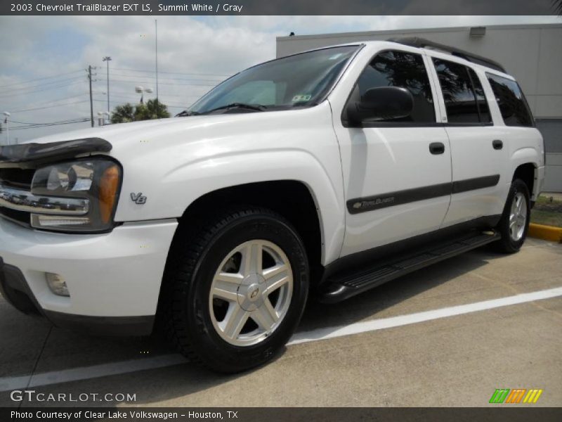 Summit White / Gray 2003 Chevrolet TrailBlazer EXT LS