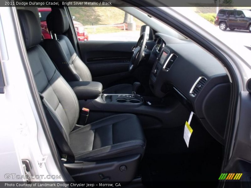 Bright Silver Metallic / Black 2011 Dodge Durango Citadel