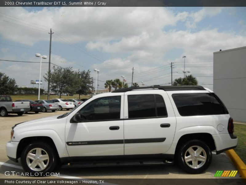 Summit White / Gray 2003 Chevrolet TrailBlazer EXT LS