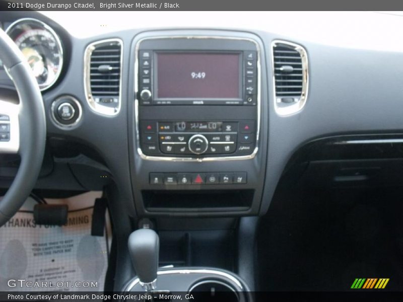 Bright Silver Metallic / Black 2011 Dodge Durango Citadel