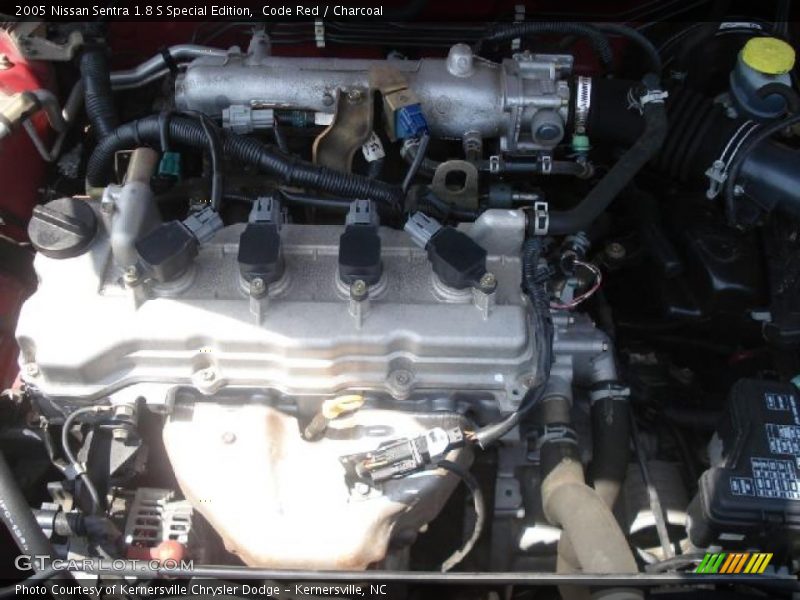  2005 Sentra 1.8 S Special Edition Engine - 1.8 Liter DOHC 16-Valve 4 Cylinder