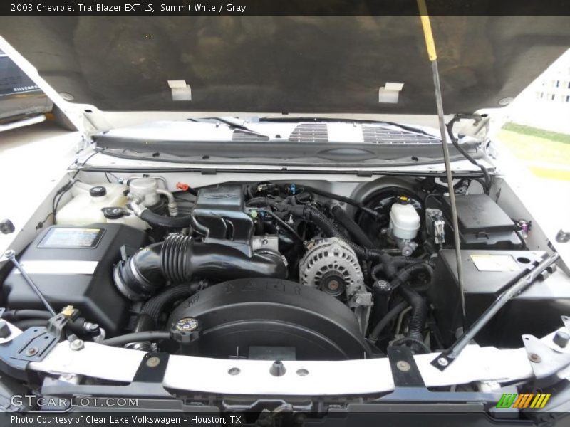 Summit White / Gray 2003 Chevrolet TrailBlazer EXT LS