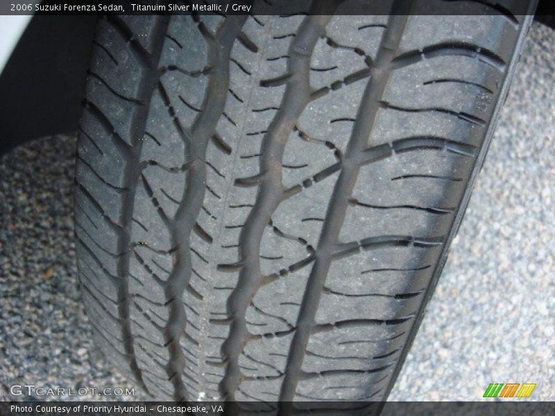 Titanuim Silver Metallic / Grey 2006 Suzuki Forenza Sedan