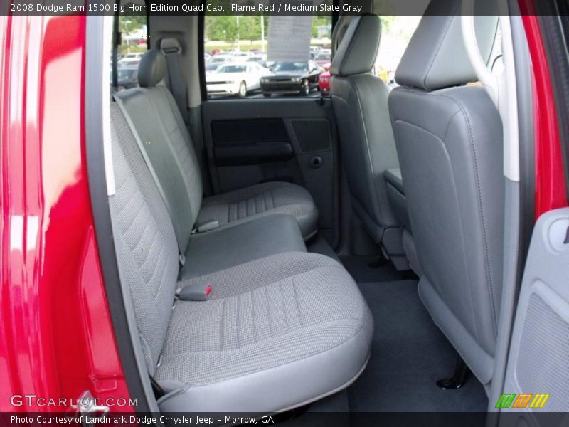 Flame Red / Medium Slate Gray 2008 Dodge Ram 1500 Big Horn Edition Quad Cab