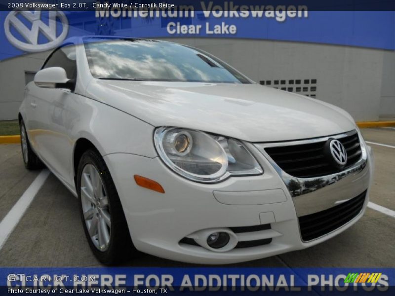 Candy White / Cornsilk Beige 2008 Volkswagen Eos 2.0T