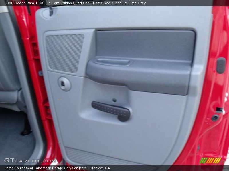 Flame Red / Medium Slate Gray 2008 Dodge Ram 1500 Big Horn Edition Quad Cab