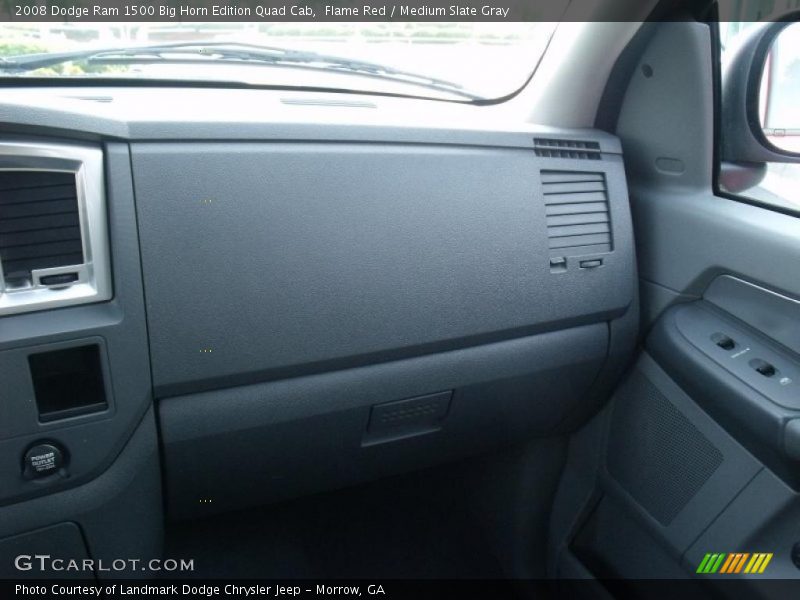 Flame Red / Medium Slate Gray 2008 Dodge Ram 1500 Big Horn Edition Quad Cab