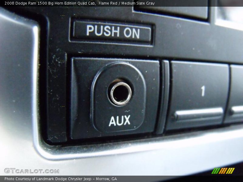 Flame Red / Medium Slate Gray 2008 Dodge Ram 1500 Big Horn Edition Quad Cab