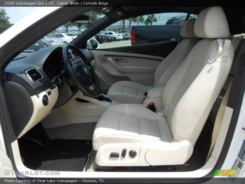 Candy White / Cornsilk Beige 2008 Volkswagen Eos 2.0T