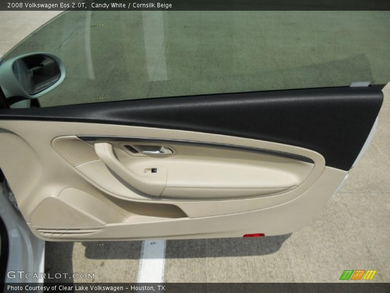 Candy White / Cornsilk Beige 2008 Volkswagen Eos 2.0T