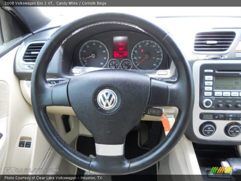 Candy White / Cornsilk Beige 2008 Volkswagen Eos 2.0T