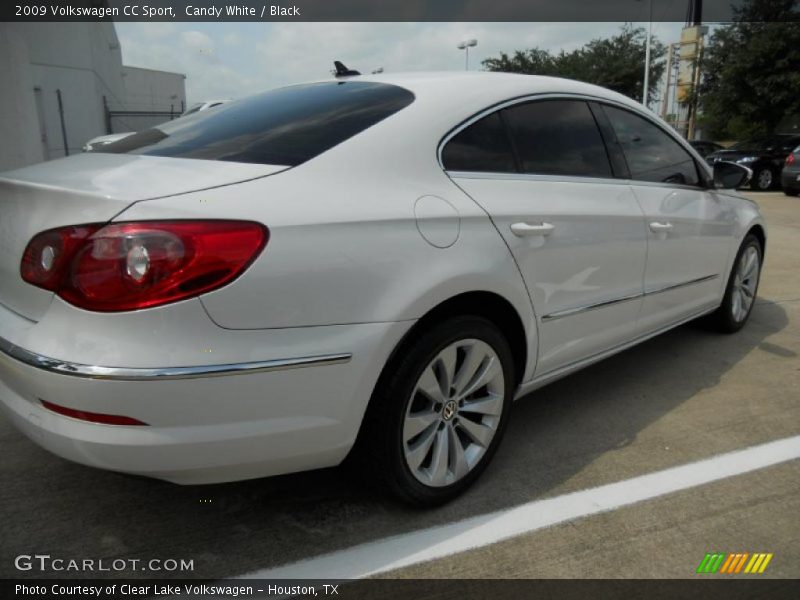 Candy White / Black 2009 Volkswagen CC Sport