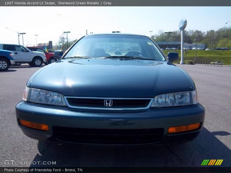 Sherwood Green Metallic / Gray 1997 Honda Accord LX Sedan