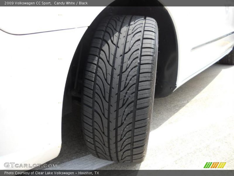 Candy White / Black 2009 Volkswagen CC Sport