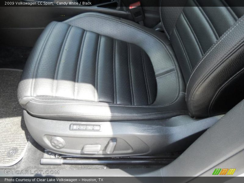 Candy White / Black 2009 Volkswagen CC Sport