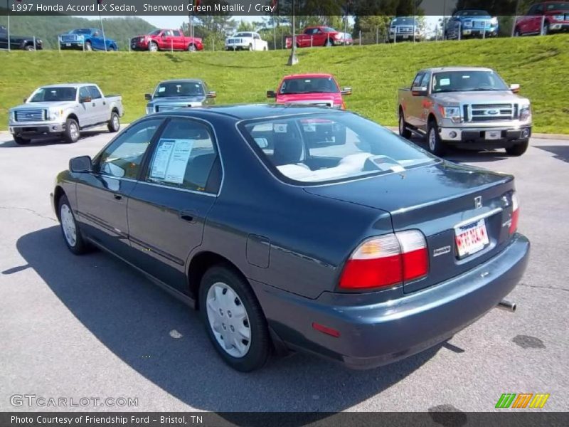 Sherwood Green Metallic / Gray 1997 Honda Accord LX Sedan