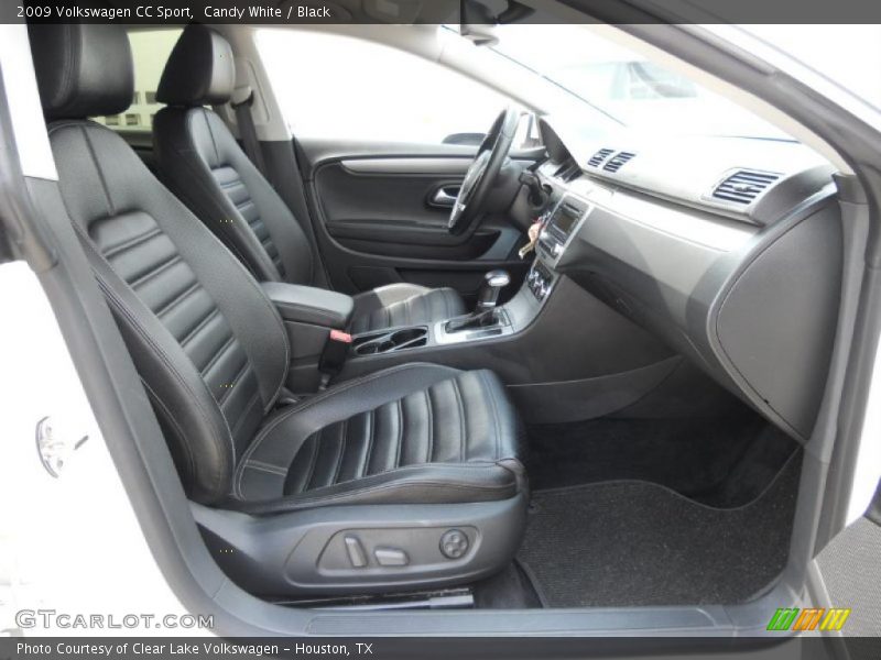 Candy White / Black 2009 Volkswagen CC Sport