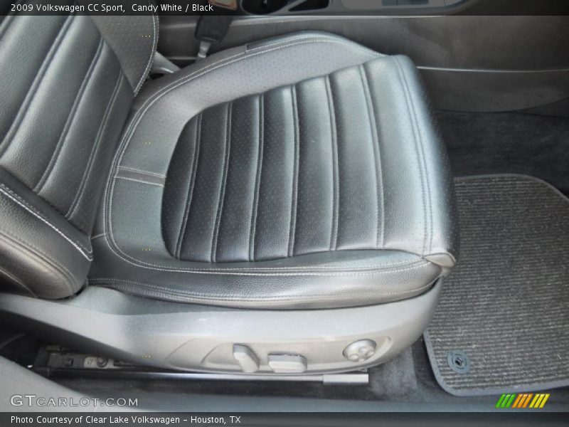 Candy White / Black 2009 Volkswagen CC Sport