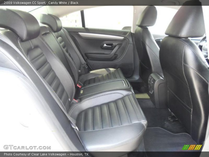 Candy White / Black 2009 Volkswagen CC Sport