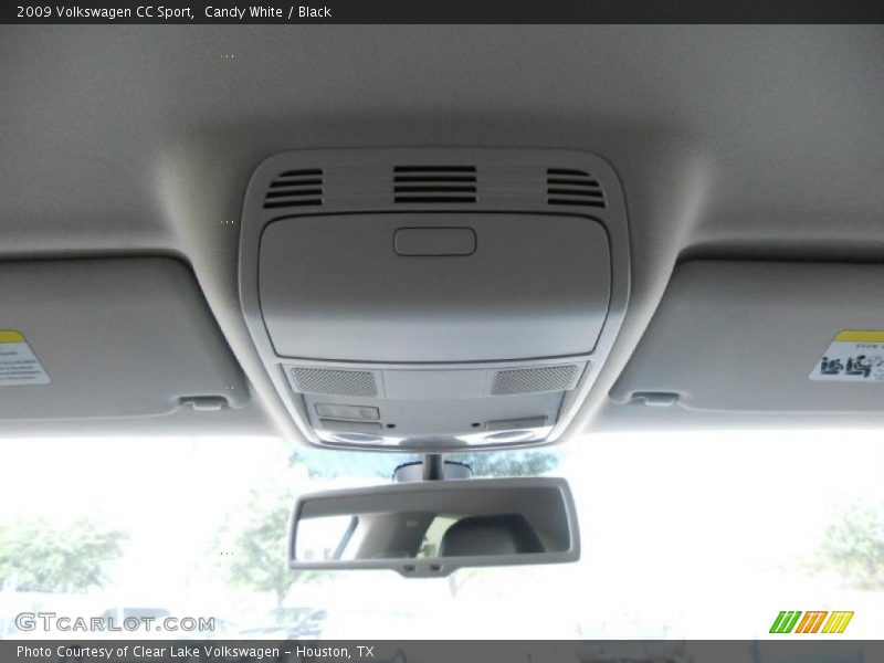Candy White / Black 2009 Volkswagen CC Sport