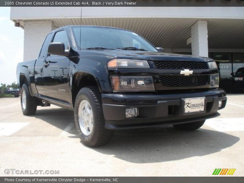 Black / Very Dark Pewter 2005 Chevrolet Colorado LS Extended Cab 4x4