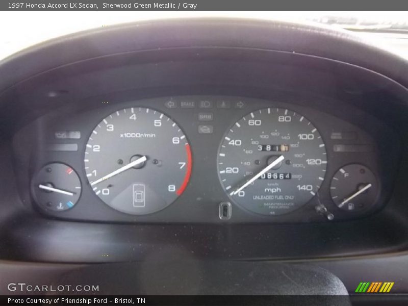  1997 Accord LX Sedan LX Sedan Gauges