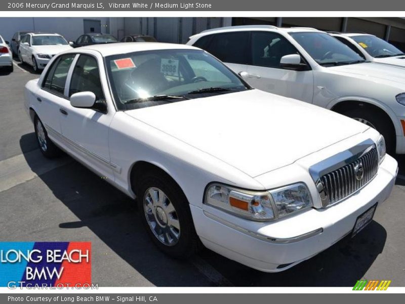 Vibrant White / Medium Light Stone 2006 Mercury Grand Marquis LS