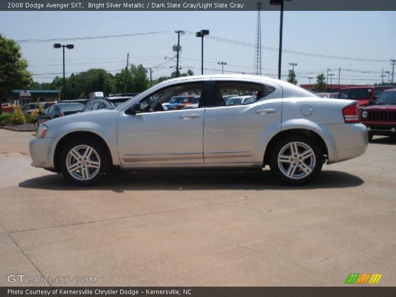 Bright Silver Metallic / Dark Slate Gray/Light Slate Gray 2008 Dodge Avenger SXT