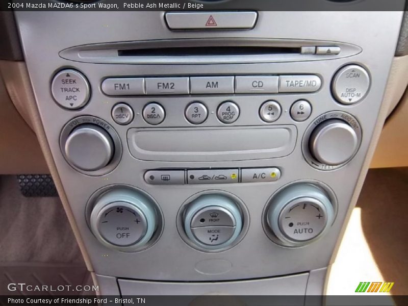 Controls of 2004 MAZDA6 s Sport Wagon