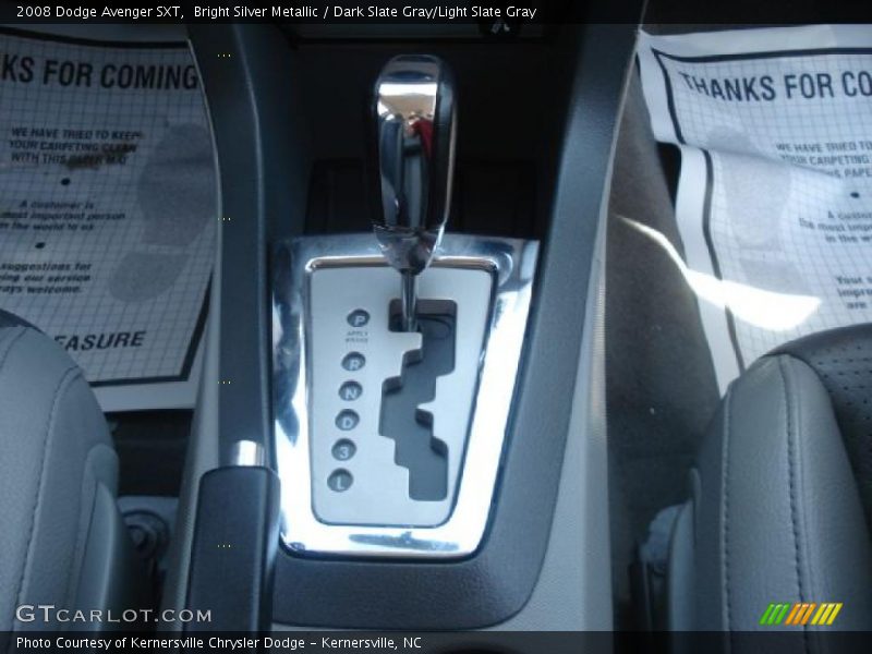 Bright Silver Metallic / Dark Slate Gray/Light Slate Gray 2008 Dodge Avenger SXT