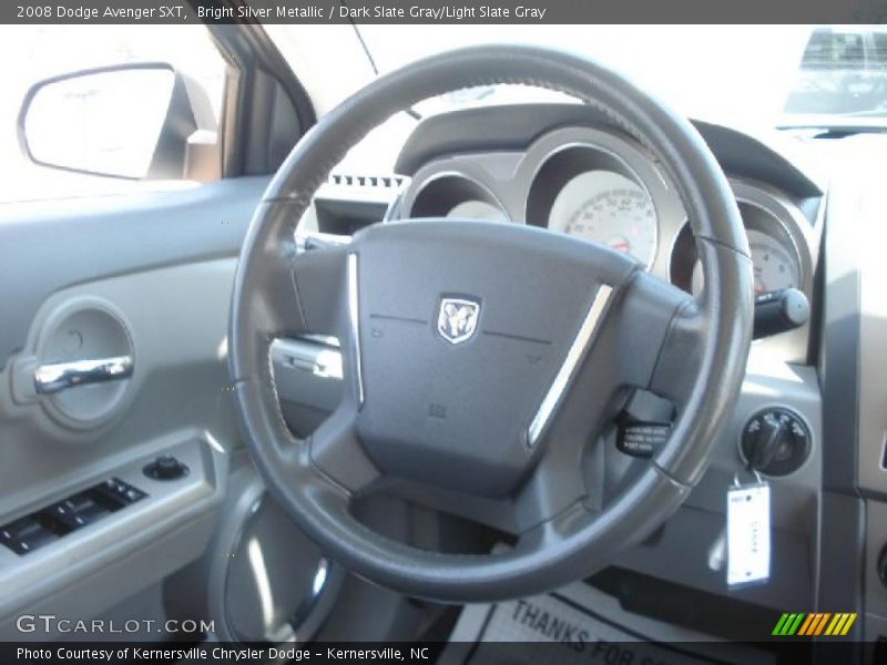 Bright Silver Metallic / Dark Slate Gray/Light Slate Gray 2008 Dodge Avenger SXT