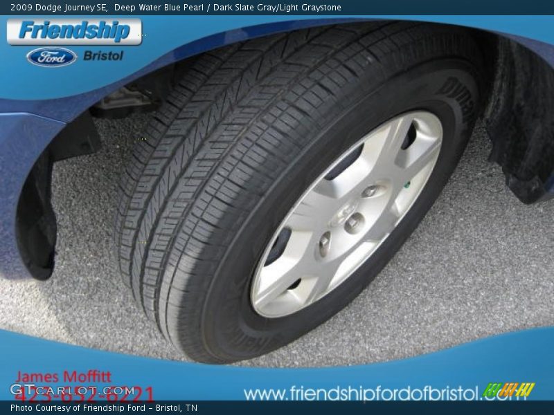 Deep Water Blue Pearl / Dark Slate Gray/Light Graystone 2009 Dodge Journey SE
