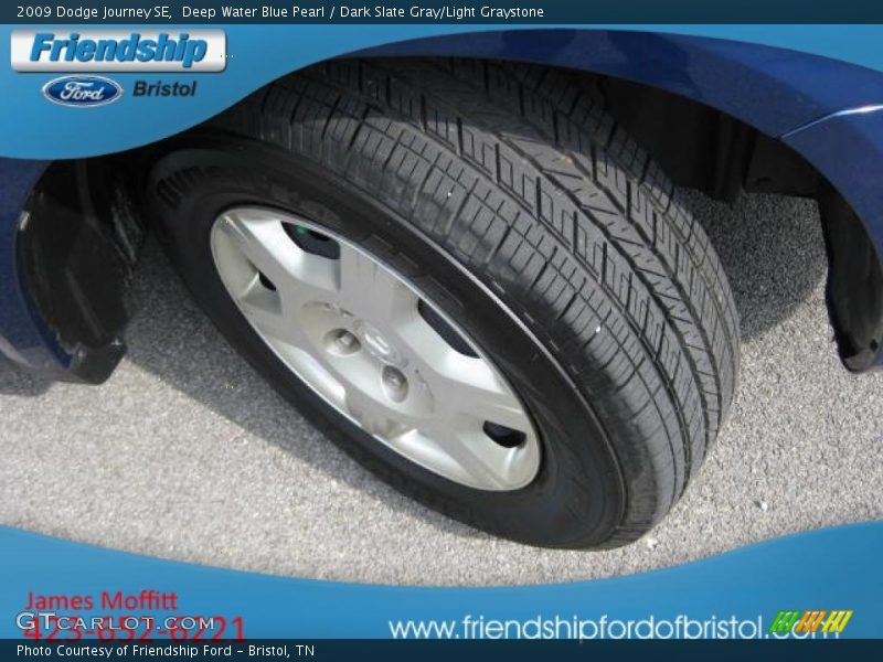 Deep Water Blue Pearl / Dark Slate Gray/Light Graystone 2009 Dodge Journey SE