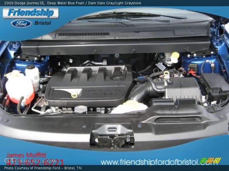 Deep Water Blue Pearl / Dark Slate Gray/Light Graystone 2009 Dodge Journey SE