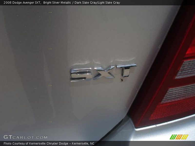 Bright Silver Metallic / Dark Slate Gray/Light Slate Gray 2008 Dodge Avenger SXT