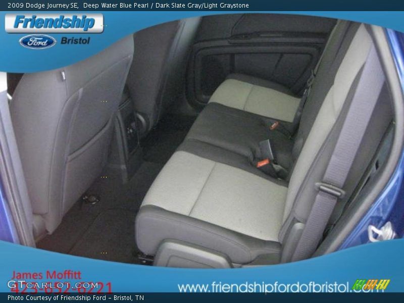 Deep Water Blue Pearl / Dark Slate Gray/Light Graystone 2009 Dodge Journey SE