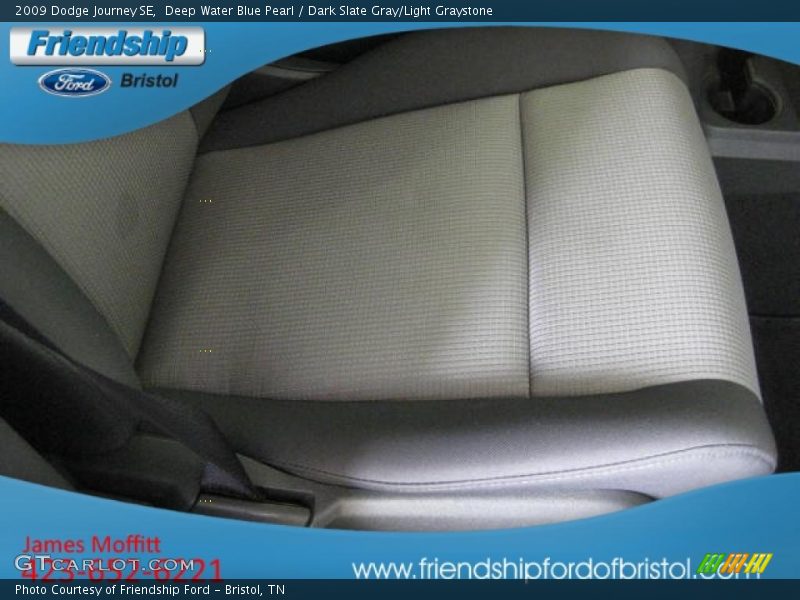 Deep Water Blue Pearl / Dark Slate Gray/Light Graystone 2009 Dodge Journey SE