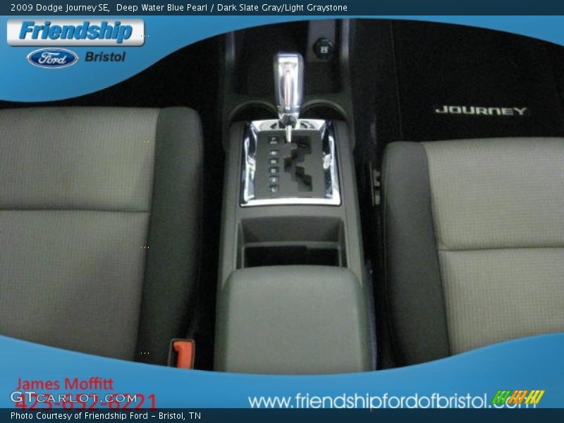 Deep Water Blue Pearl / Dark Slate Gray/Light Graystone 2009 Dodge Journey SE