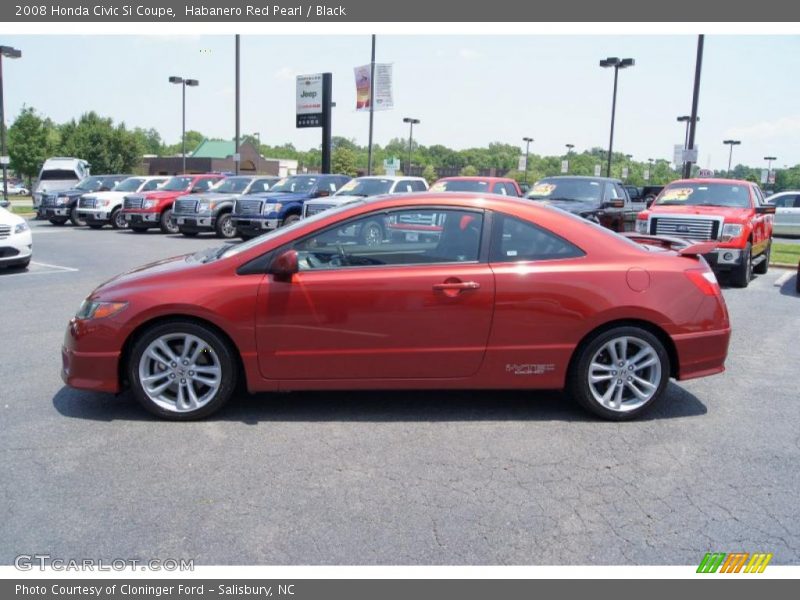  2008 Civic Si Coupe Habanero Red Pearl