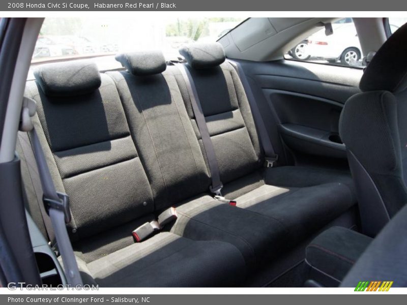 Habanero Red Pearl / Black 2008 Honda Civic Si Coupe