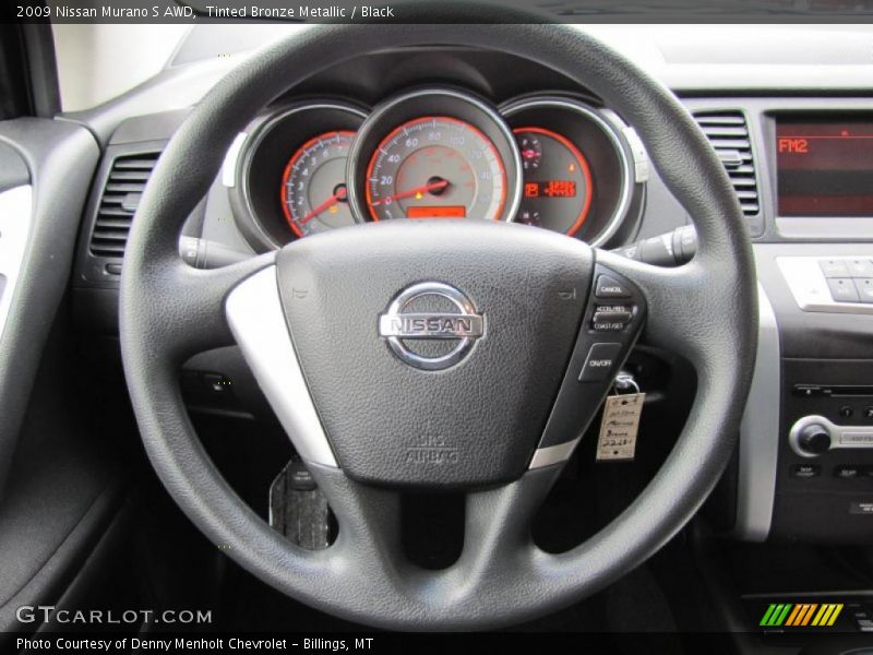 Tinted Bronze Metallic / Black 2009 Nissan Murano S AWD