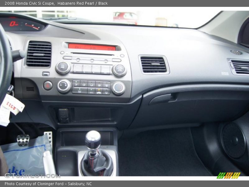 Habanero Red Pearl / Black 2008 Honda Civic Si Coupe