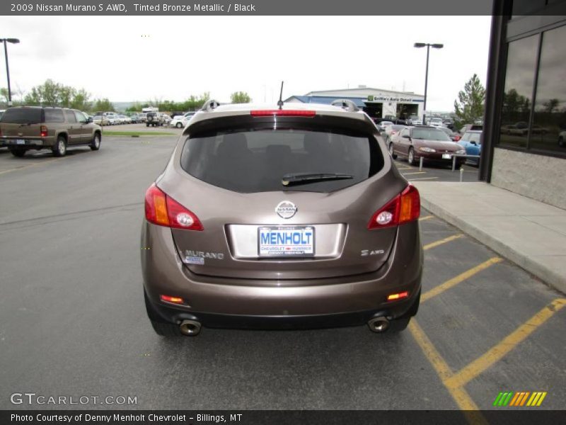 Tinted Bronze Metallic / Black 2009 Nissan Murano S AWD