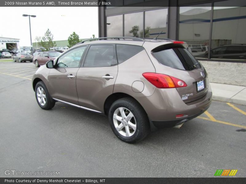 Tinted Bronze Metallic / Black 2009 Nissan Murano S AWD