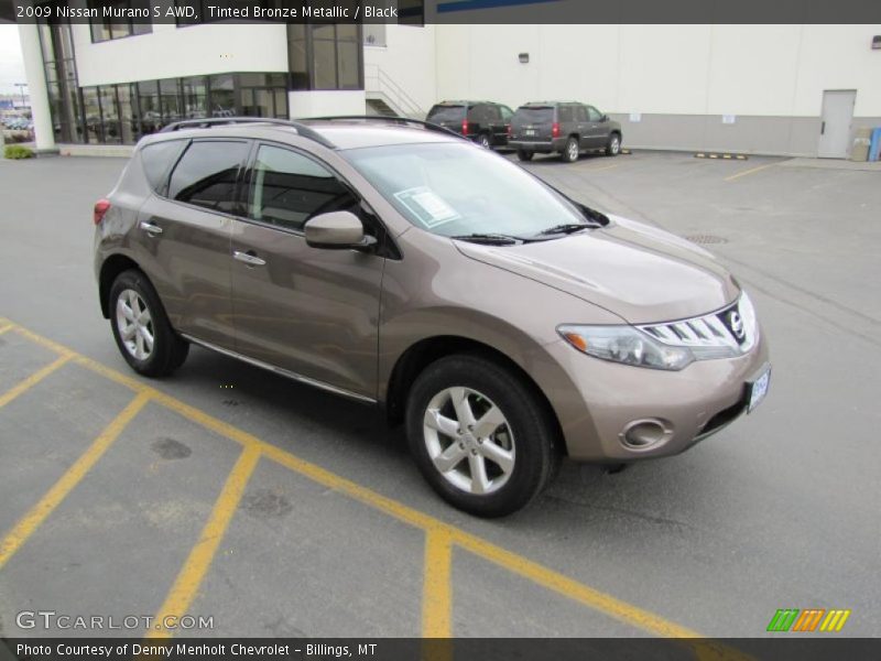 Tinted Bronze Metallic / Black 2009 Nissan Murano S AWD