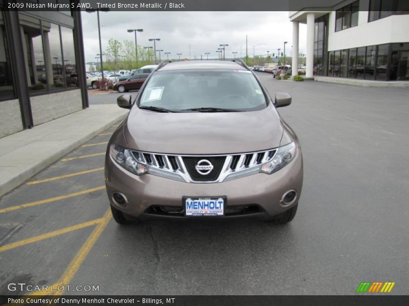 Tinted Bronze Metallic / Black 2009 Nissan Murano S AWD