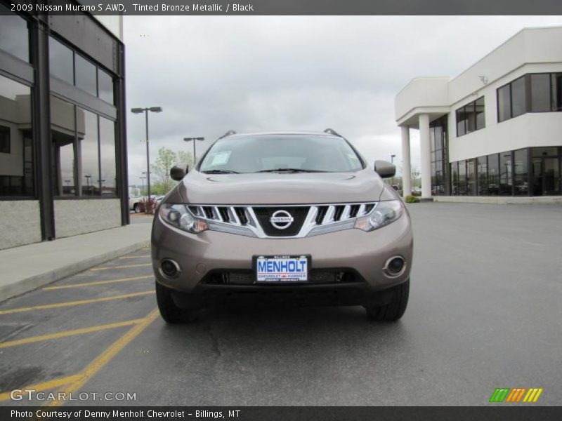 Tinted Bronze Metallic / Black 2009 Nissan Murano S AWD